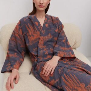 Peignoir kimono femme — Aoré vue 4
