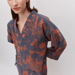 Peignoir kimono femme — Aoré vue 3