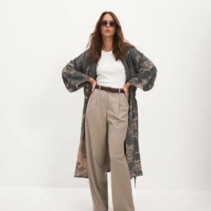 Peignoir kimono femme — Brume vue 4
