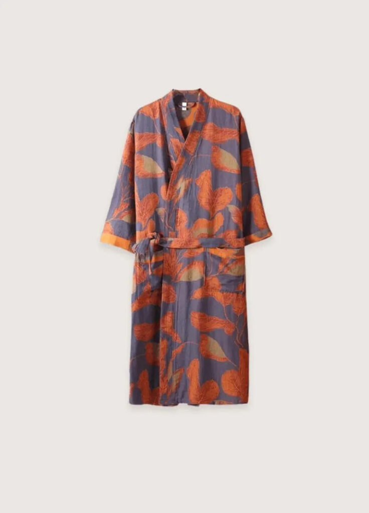 Peignoir kimono homme en coton — Kouyou
