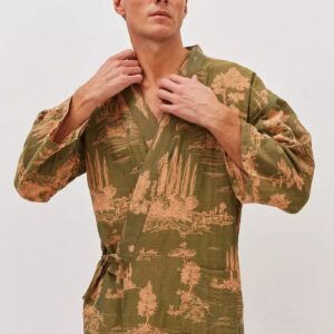 Peignoir kimono homme — Kumo vue 5