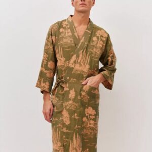 Peignoir kimono homme — Kumo vue 4
