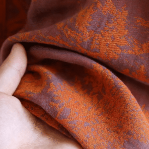 Peignoir kimono orange femme — Ukiyo vue 3