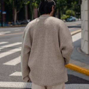Pull kimono en laine — Cache-Cœur vue 4