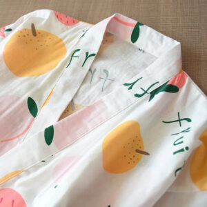 Pyjama kimono coton fruité — Kudamono vue 4