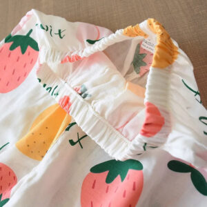 Pyjama kimono coton fruité — Kudamono vue 5