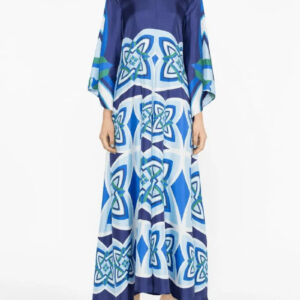 Robe kimono bleue — Sekai vue 3