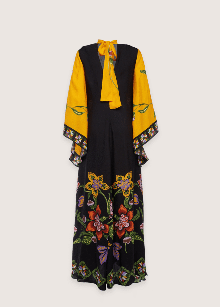 Robe kimono réversible — Floraison