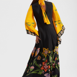 Robe kimono réversible — Floraison vue 4