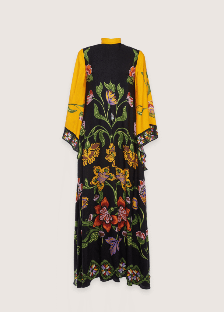 Robe kimono réversible — Floraison