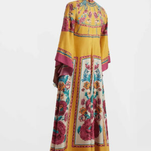 Robe kimono jaune — Iro vue 2