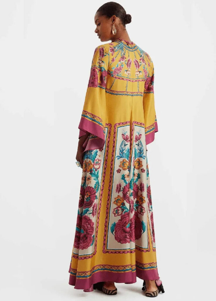 Robe kimono jaune — Iro