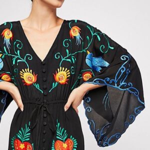 Robe kimono longue — Reika vue 3