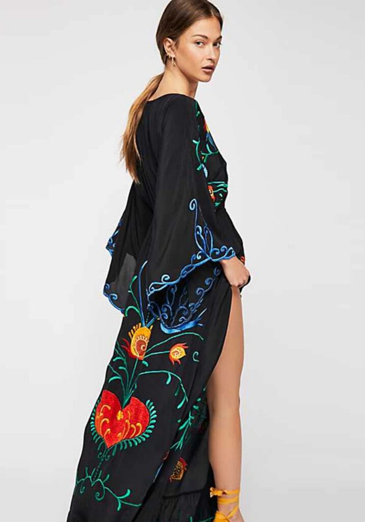 Robe kimono longue — Reika