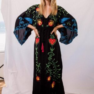 Robe kimono longue — Reika vue 4