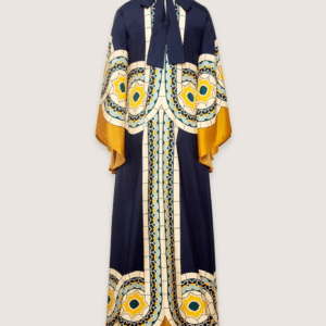 Robe kimono réversible — Méditerranée vue 2