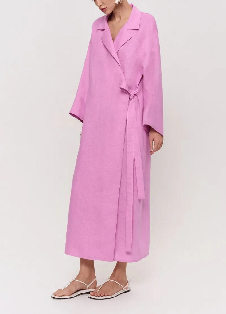 Robe kimono rose — Momo