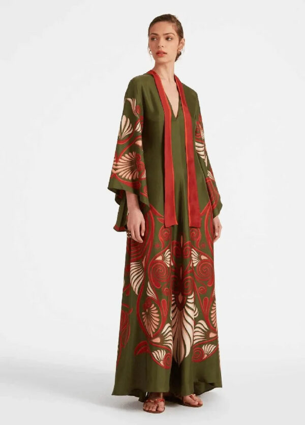 Robe kimono rouge — Aka