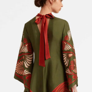 Robe kimono rouge — Aka vue 3