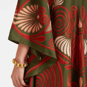 Robe kimono rouge — Aka vue 4