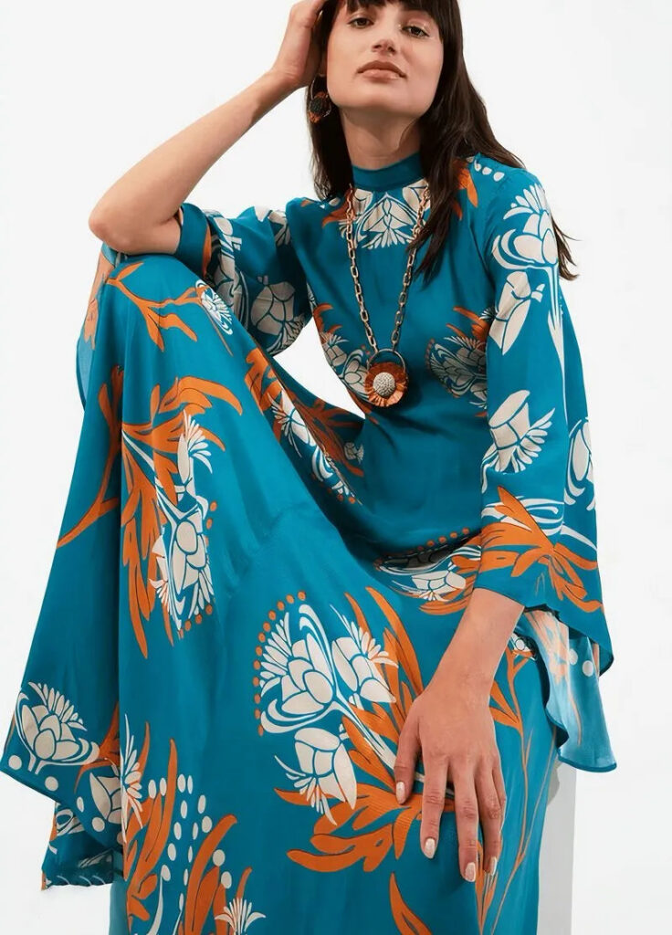Robe kimono turquoise — Umi