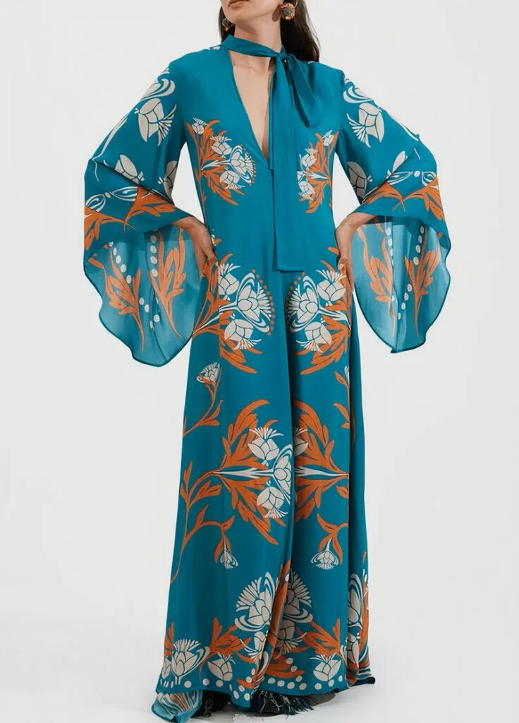 Robe kimono turquoise — Umi
