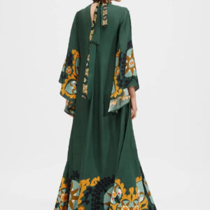 Robe kimono verte — Mori vue 2
