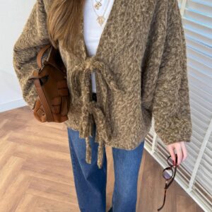 Veste femme à nouer — Style Kimono vue 5