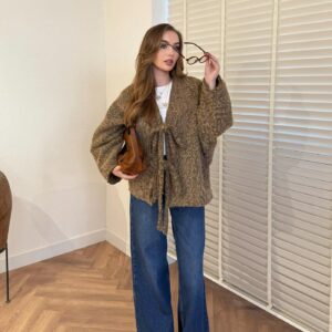 Veste femme à nouer — Style Kimono vue 4
