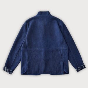 Veste kimono femme bleue — Aizome vue 2