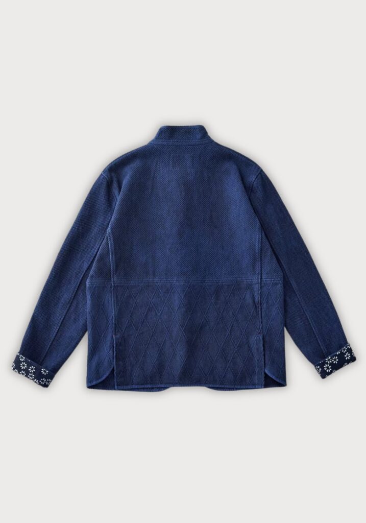 Veste kimono femme bleue — Aizome