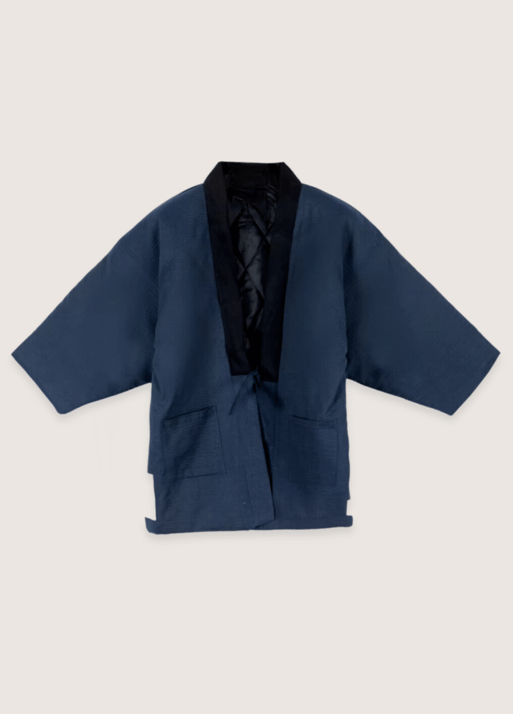 Veste kimono bleu — Carpe Koï Nipponne