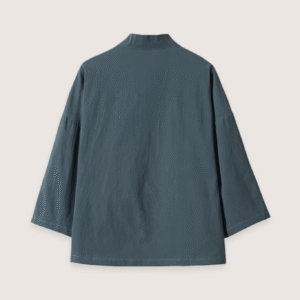 Veste kimono bleu gris — Kaze vue 2