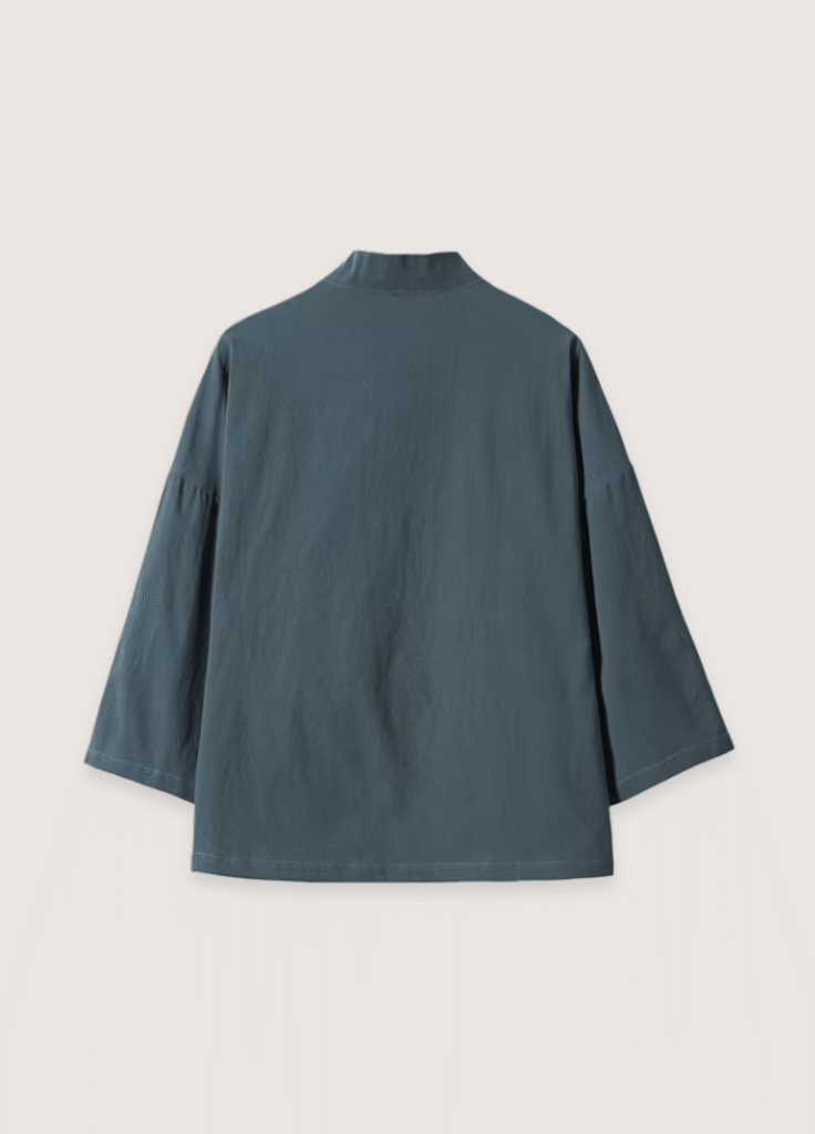 Veste kimono bleu gris — Kaze