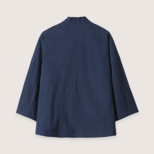 Veste kimono bleu marine — Kaze vue 2