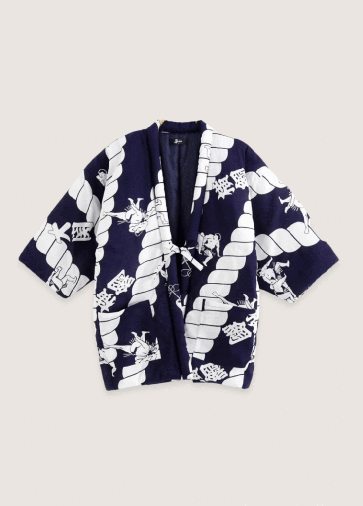 Veste kimono bleu — Sumō