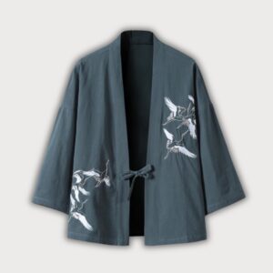 Veste kimono brodée — Avelin