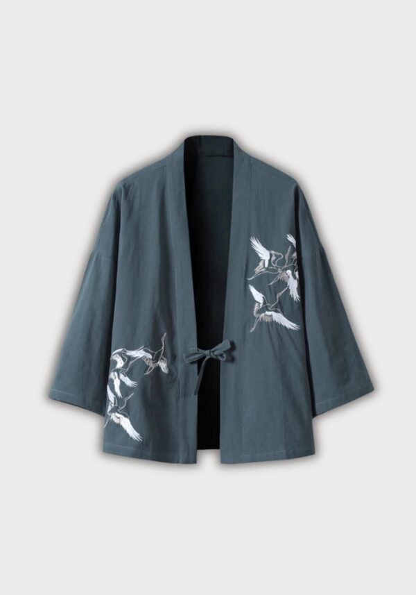 Veste kimono brodée — Avelin