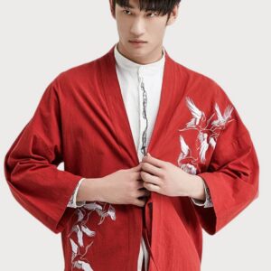 Veste kimono brodée — Avelin vue 4
