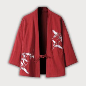 Veste kimono brodée — Avelin vue 3