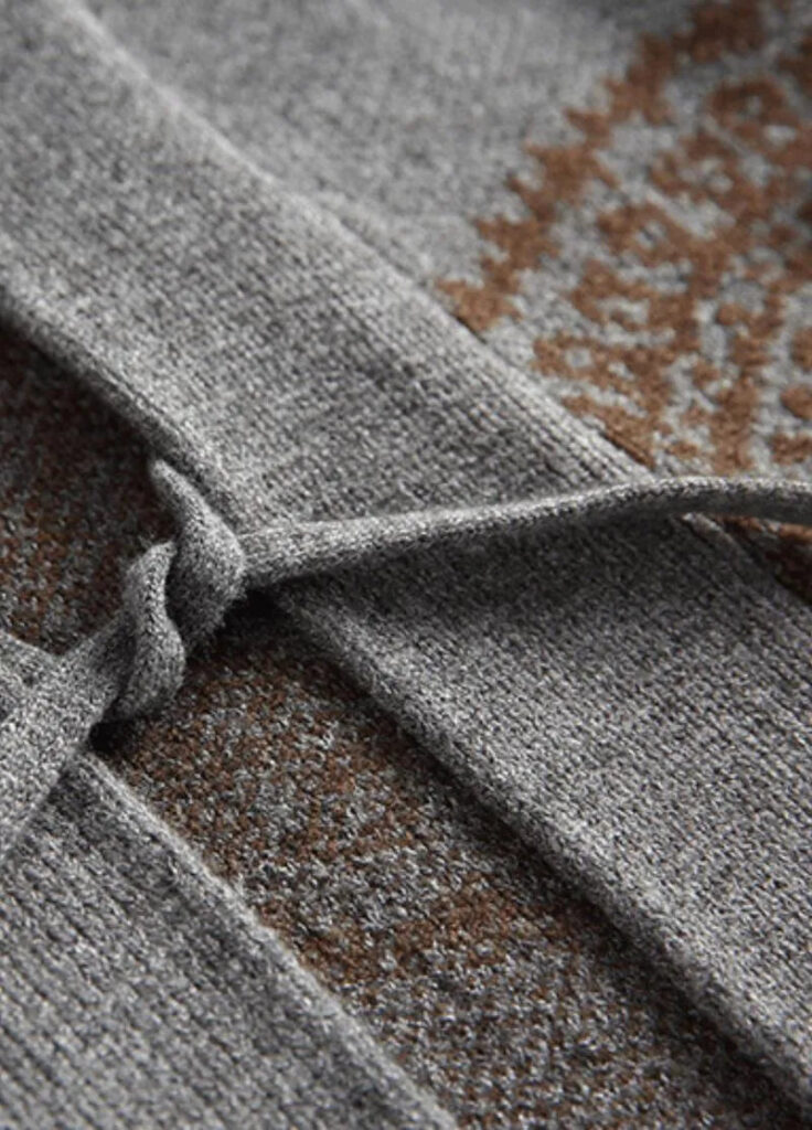 Veste kimono cardigan femme gris — Haigumo