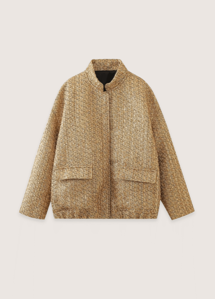 Veste kimono doré à paillettes — Hoshi