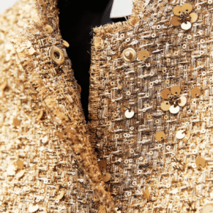 Veste kimono doré à paillettes — Hoshi vue 5