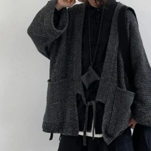 Veste kimono en tricot — Mirai vue 5