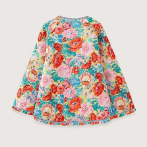 Veste kimono fleurie matelassée femme — Nishiki vue 2