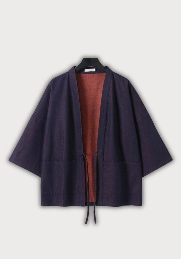 Veste kimono en denim — Kimura
