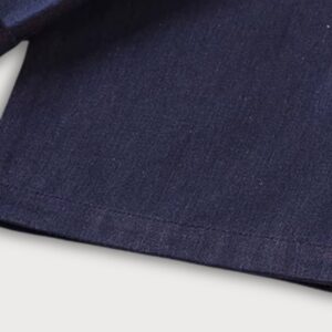 Veste kimono en denim — Kimura vue 4