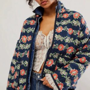 Veste kimono marine — Adèle