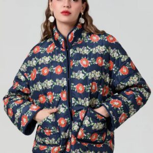 Veste kimono marine — Adèle vue 5