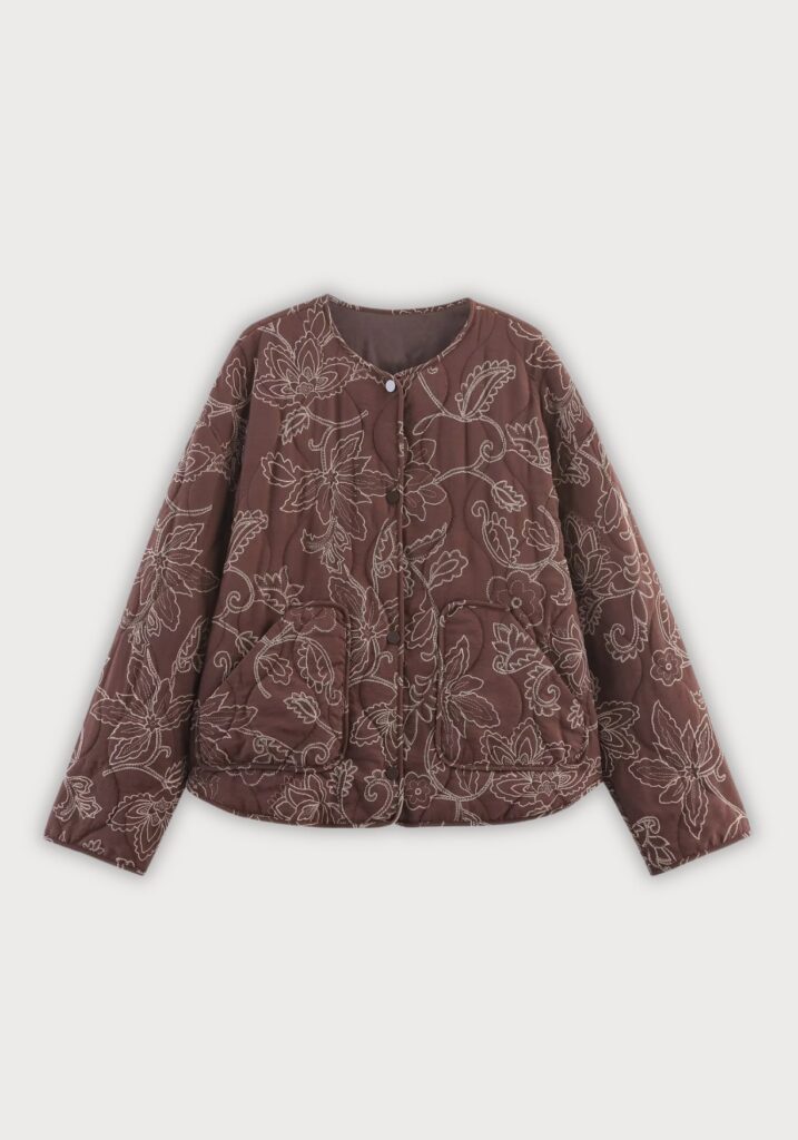 Veste kimono marron — Cannelle